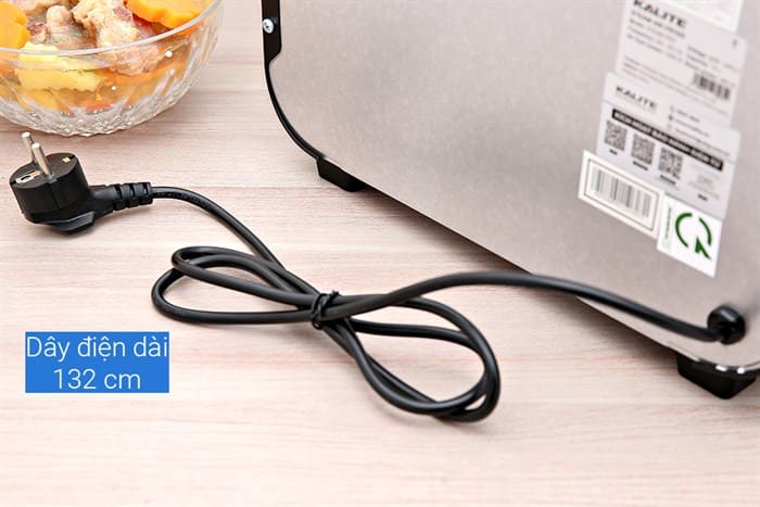 Lò chiên không dầu kết hợp hấp Kalite STEAM PRO 15 lít